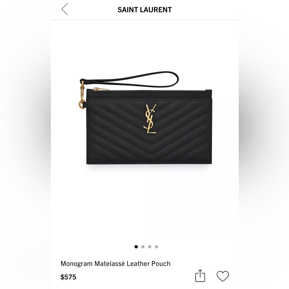 YSL wristlet